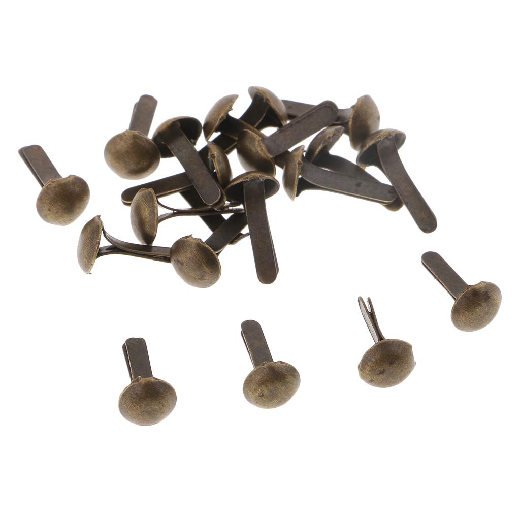200 Attaches Parisiennes Métal - Mini Brads Bronze Scrapbooking