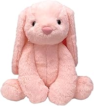 AUDBOT Peach Bunny Soft Toy - 35cm with Big Ear | Stuffed Animal Plushie Cute Huggable Rabbit | Gift for Girlfriend | Bunny Toy