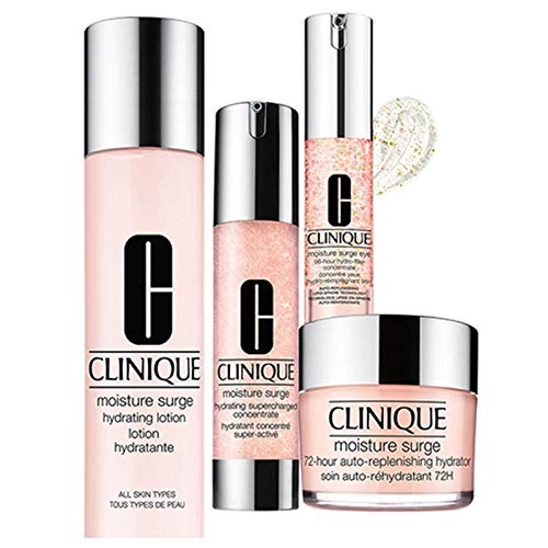 Clinique Moisture Surge Glow On The Go Jumbo 4 in 1 Full Size Kit Gift Set $185 Value