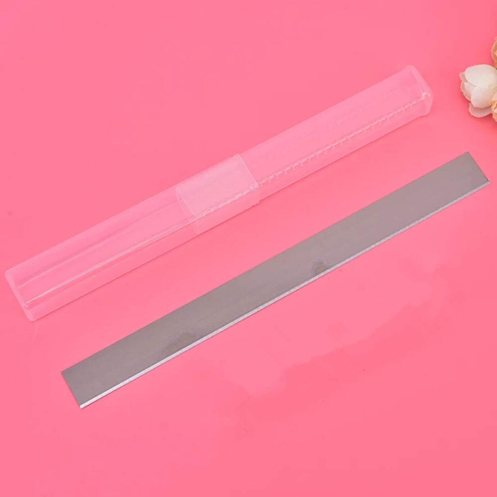 Clay Cutter Blade- 2 Pcs Set Flexible Stainless Steel Polymer Clay Cutters Blade Ceramic Shaping Modelling Sculpting Cutting Slicing Tools for DIY Pottery Craft (2PCS) - Image 3