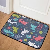 Deurmatten Mooie Kat Hond Foto's Entree Deurmat Tapijt Vloermat Binnen Keuken Hal Antislip Vloerkleden Buiten, Woonkamer, Hal, Binnenplaats Voor Voor Achterdeur
