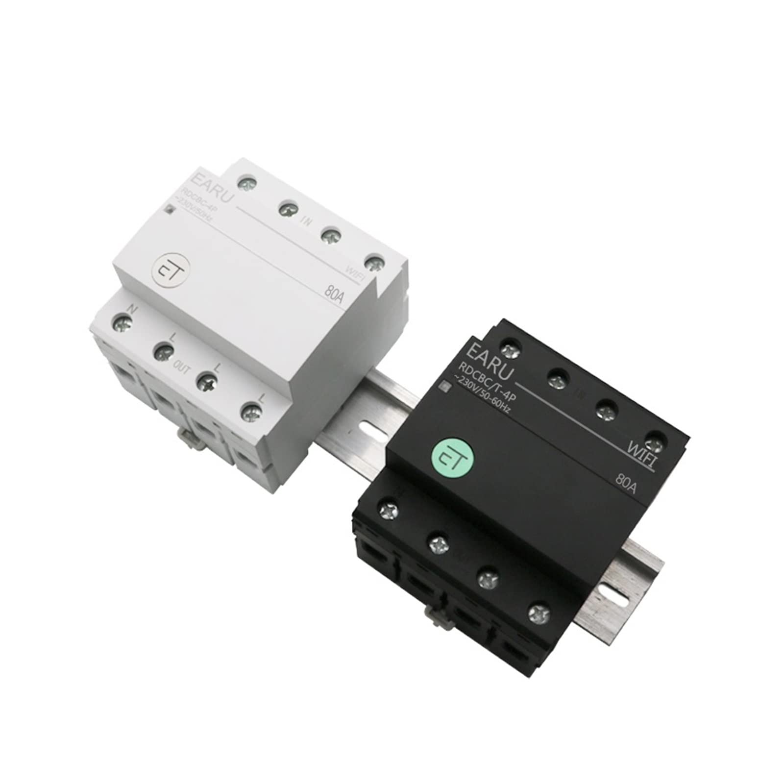 Disjoncteur WiFi Commutateur de Relais Intelligent Télécommande vocale par Smart House (Color : Three Phase63a 80a, Size : EWELINK-80A)
