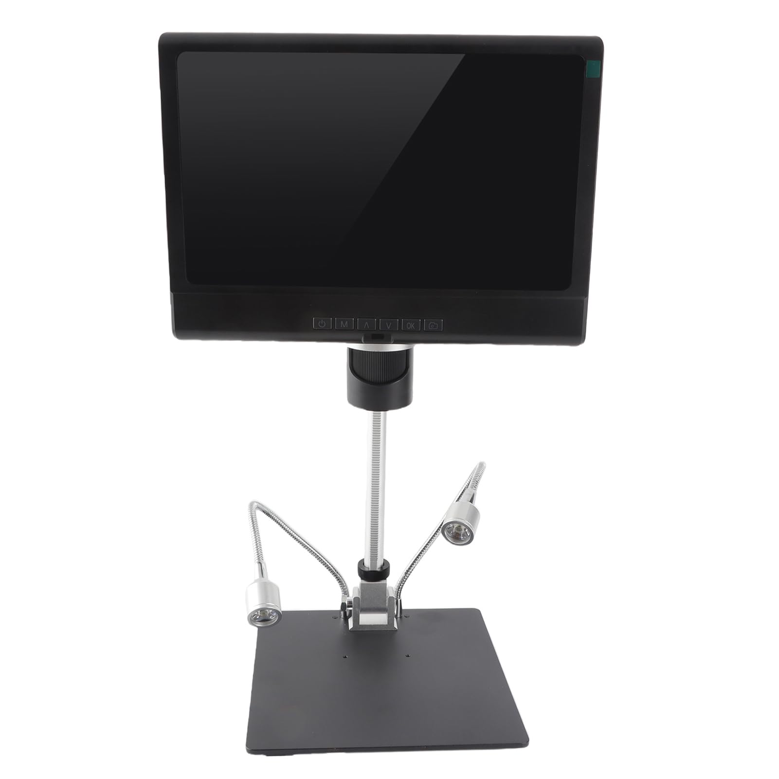 FTVOGUE 1080P 10-calowy Ekran LCD Mikroskop Cyfrowy 3-200X Zoom Mikroskop Lutowniczy z 7 Diodami LED Karta TF 8 GB do Kontroli Naprawy Elektroniki