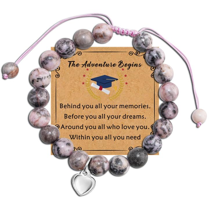 Image of Class Of 2026 Graduation Bracelet For College High School Students 2026 Graduation Gifts For Teens Boys Girls