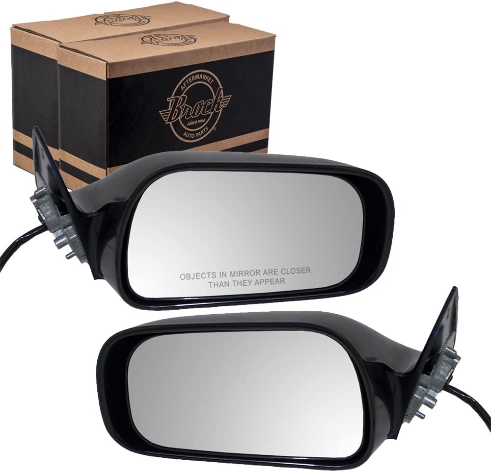 Driver and Passenger Power Side View Mirrors Replacement for Toyota 87940-07011-C0 87910-07011-C0