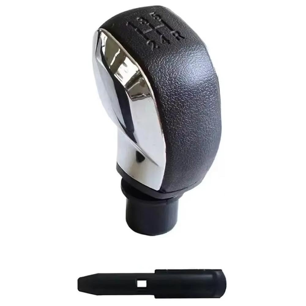 POANBCGY Auto Parts Gear Shift Knob for Peugeot 306 307 301 206 207 408 308 508 2008 C4L C2 for Citroen for C- Quatre for C- Triomphe for Elysee(Chrome)