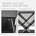 Adesso Zig-Zag Accent Table - Table Bookshelf - Storage Side Table. Home Furnishings and Decor , Black