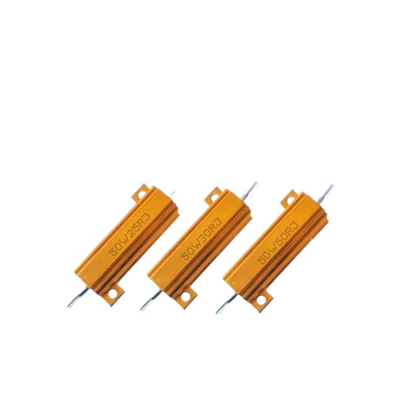 Résistance bobinée RX24 50W en boîtier aluminium à ailettes pour dissipation rapide