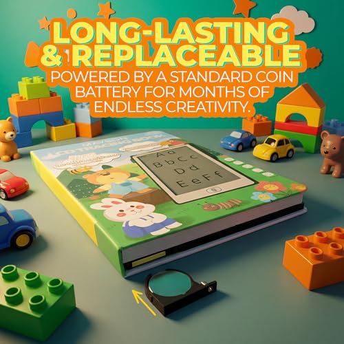 Image of MAYSON 8.5-Inch LCD Writing Tablet for Kids and Toddlers, Reusable Digital Drawing Pad with Stylus Pen, Educational Learning Toy, Handwriting Practice Board with 40 Practice Cards