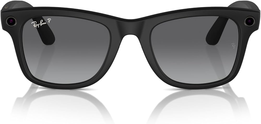 小物 Ray-Ban  Smart Glasses Wayfarer Amazon.com: Ray-Ban Meta (Gen 1), Wayfarer, Large Matte Black