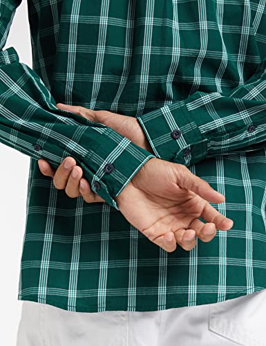 Image of Amazon Brand - Symbol Men's Cotton Checkered Regular Fit Casual Shirt