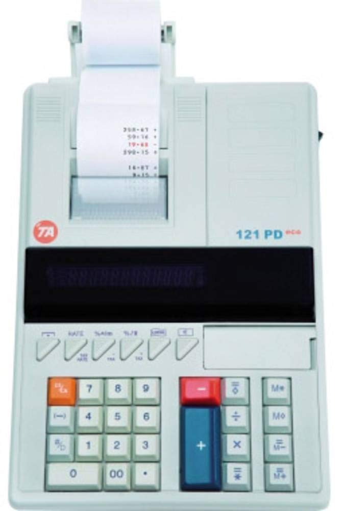 Triumph Adler 121 PD eco Calculatrice imprimante Blanc 12 chiffres Secteur 217 x 90 x 325 mm