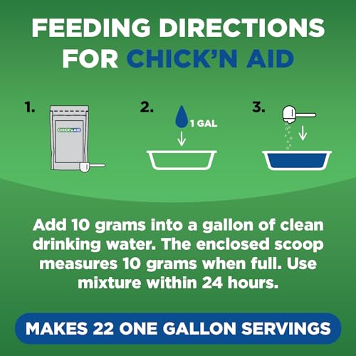 Pivotal Chick’n Aid Chicken Supplement for All Ages (8 oz, Pack of 1) - Chicken Vitamins, Electrolytes, and Probiotics - Multipurpose Poultry Vitamins for Chickens, Ducks, and Turkeys - Image 6