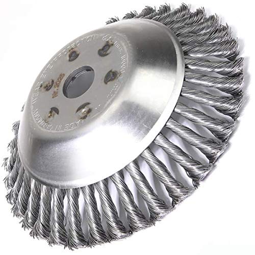 Testa con spazzola per diserbatura per decespugliatore, universale, diametro: 230 mm, alesatura 25,4 mm