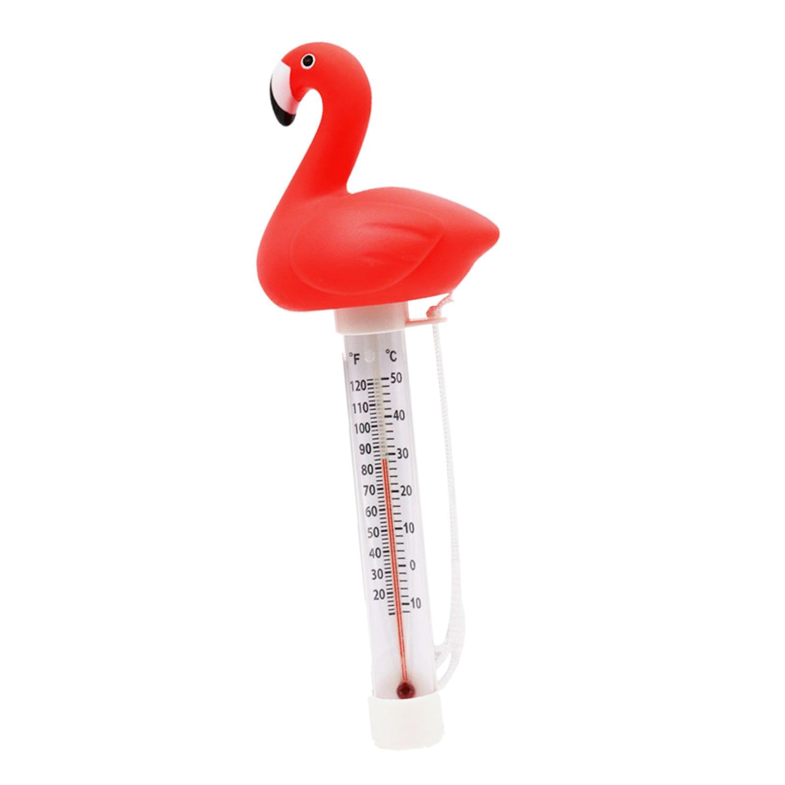 SECRET DESIRE Floating Pool Thermometer Flamingo Gauge Portable Bath Aquariums with String|Home Improvement|Plumbing & Fixtures|Other Home Plumbing & Fixtures-image-7