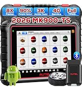 Autel MaxiSys MS906 Automotive Diagnostic Scanner with Bi-Directional Control, Key Fob Programmin...