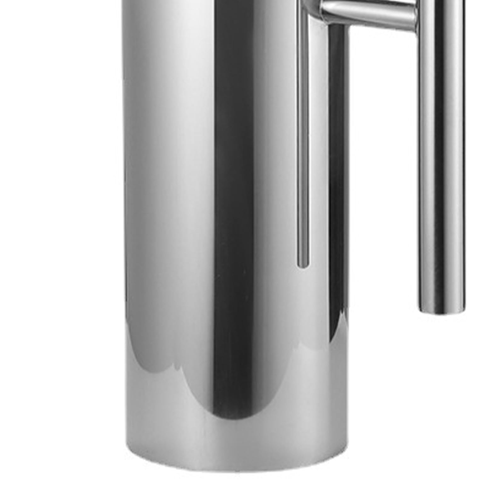 Jarra de Agua de Acero Inoxidable con Protector de Hielo, Contenedor de Bebidas de 1,5 L para Barra Casera, Jarra de Acero Inoxidable con Asa