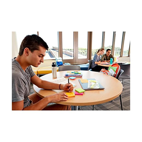 Post-it Super Sticky Notes, 2x Sticking Power, 3" x 3", Miami Collection, 12 Pads per Pack, 90 Sheets – Bild 16