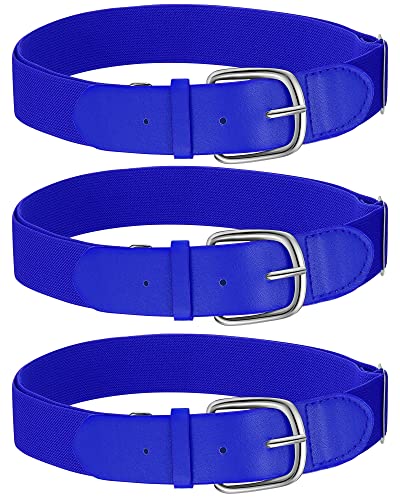Image of Hercicy 3 Pieces Adult and Youth Baseball Softball Uniform Belts, Adjustable Size Uniform Belt