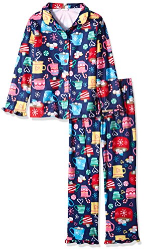 Gymboree Girls' Little 2 Piece Pajama Set, Mug Print, XXS