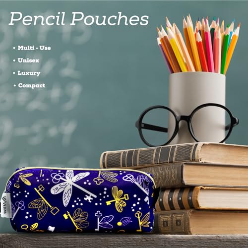 Image of VISMIINTREND Multi Utility Pencil Pen Stationery Cosmetic Brushes Sunglasses Pouch for Girls /Boys /Men /Women | School | Travel | Office | Organizer | Birthday /Return Gifts for Kids