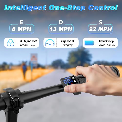 WERHY Electric Scooter,500W Motor, 14” Tires, Top Speed 22