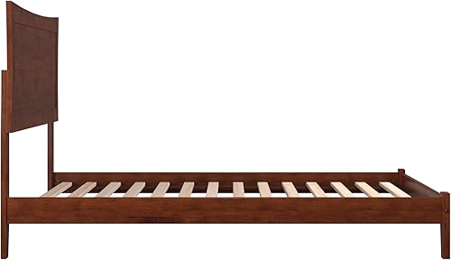 Miniatura 8 de AFI Metro cama de plataforma de madera de perfil bajo King Espresso