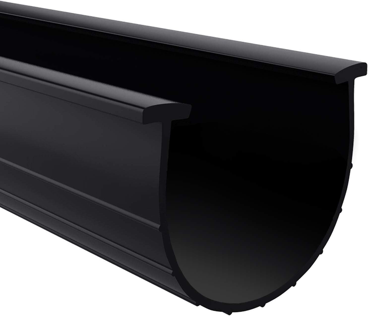 Eapele 10Ft Garage Door Seal Bottom Weather Stripping Replacement Kit, Durable EPDM Synthetic Rubber, 5/16” T-Ends, 3.75” Width