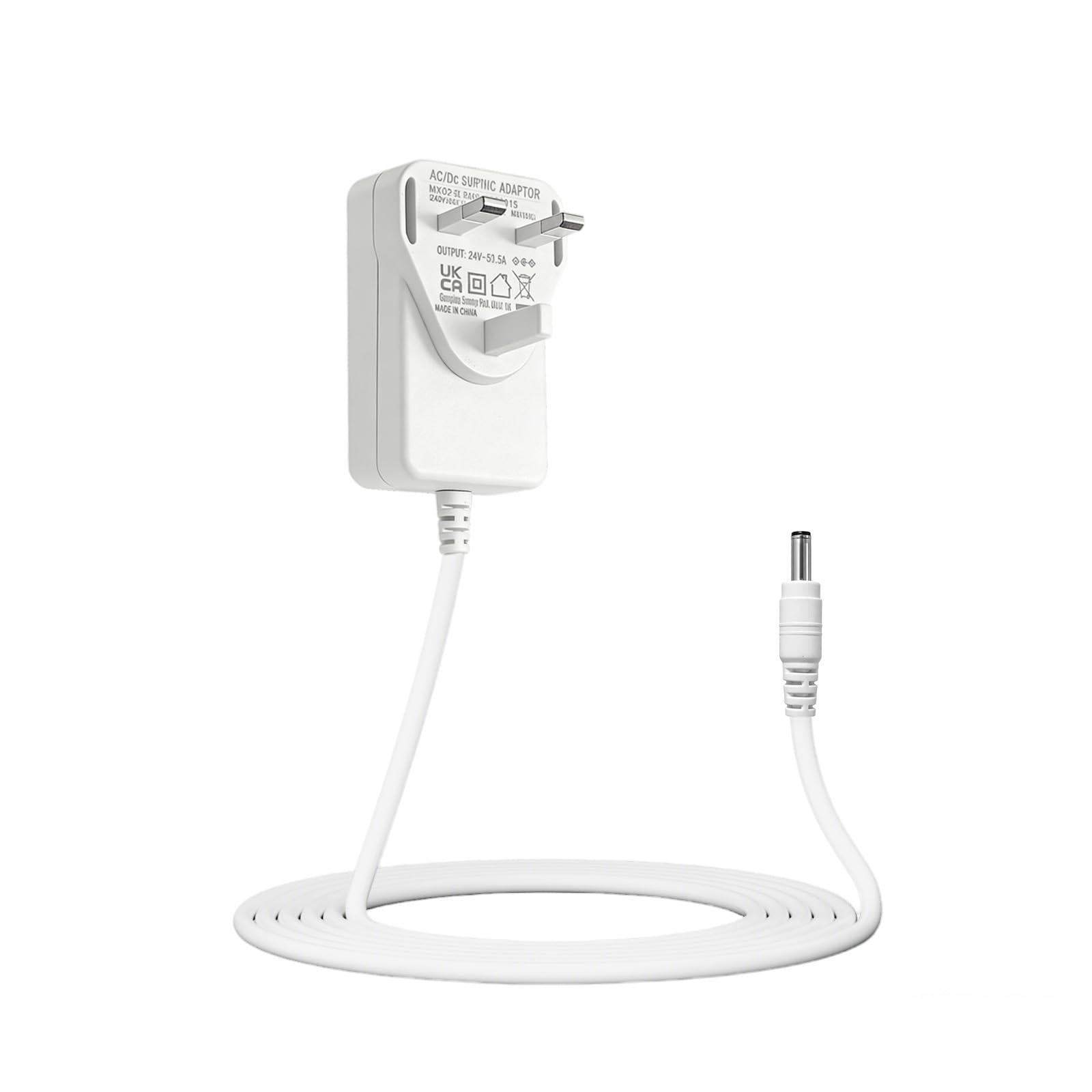 24V Power Adapter Compatible with Google Nest Hub MAX Smart Speaker Google Nest Audio Charger for 10" Smart Display 1.5M Charging Cable