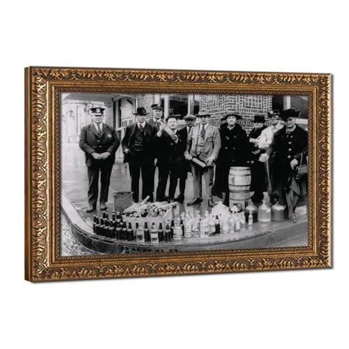 Impression sur toile WCYB Speakeasy cadeau déco murale salon 30,5 x 45,7 cm