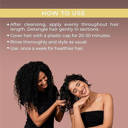 Miniatura 5 de Mascarilla capilar de tratamiento profundo  Mascarilla capilar para cabello rizado y ondulado  Rejuvenece el cabello dañado y seco con proteína