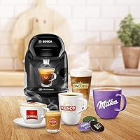 Bosch Tassimo Style Kapselmaschine TAS1102 Kaffeemaschine by, 70 Getränke, vollautomatisch, geeignet für alle Tassen, platzsparend, 1400 W, schwarz – Ansicht 3