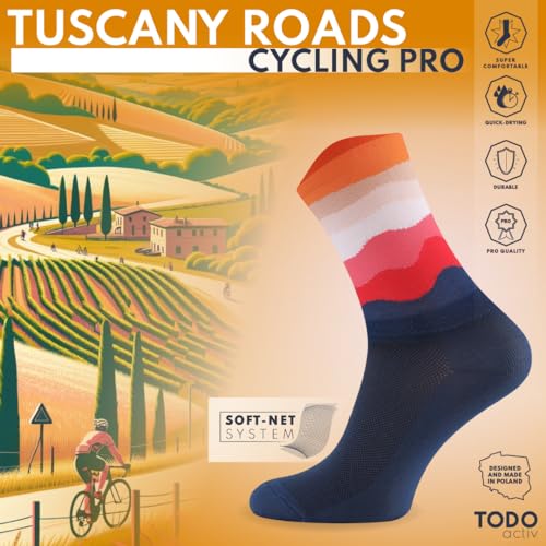 Image of TODO PRO Cycling Socks - Breathable Bike Socks for Men and Women