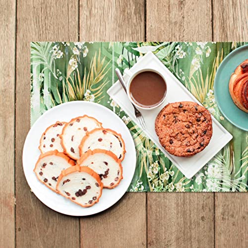 Set de table feuille de léopard de 30,5 x 45,7 cm idéal pour dîner exotique