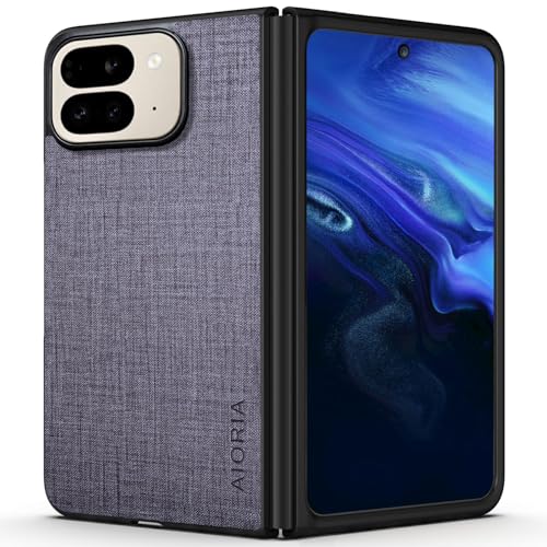 Aioria ݊ P[X for Google Pixel 10 Pro Fold 5G np^[U[ɕی쏃FX}zP[X (Gray, for Pixel 10 Pro Fold)