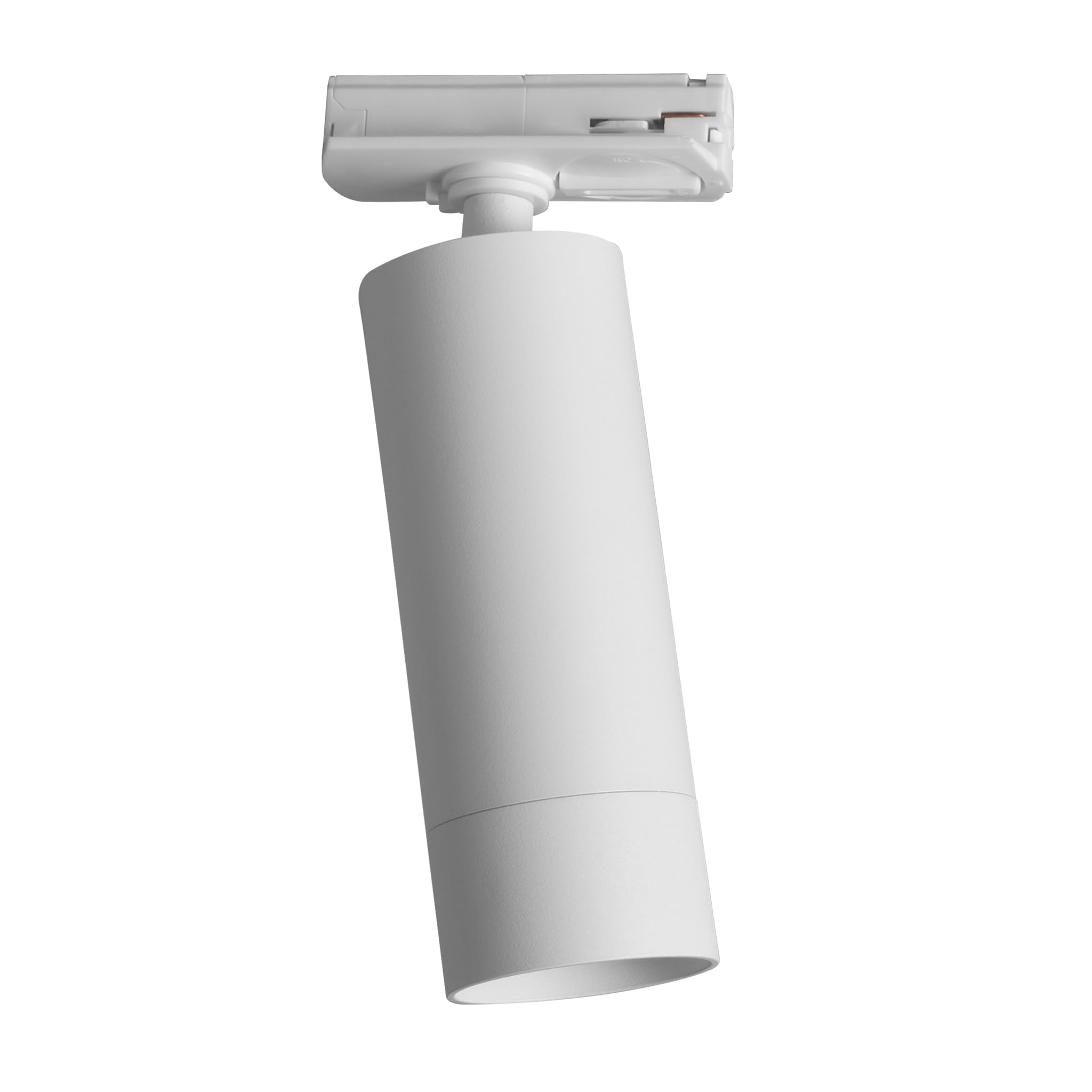 Ledvion - Foco de Carril, Carril Monofasico, Solo foco de riel monofásico, Blanco, 1x Foco de techo Orientable GU10, Lampara techo, plafon led techo cocina, luces led, focos led interior techo