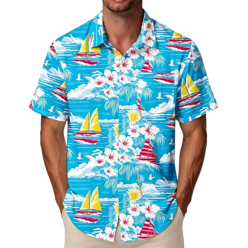 Chemise hawaïenne rose pour vos soirées d'été et moments de détente