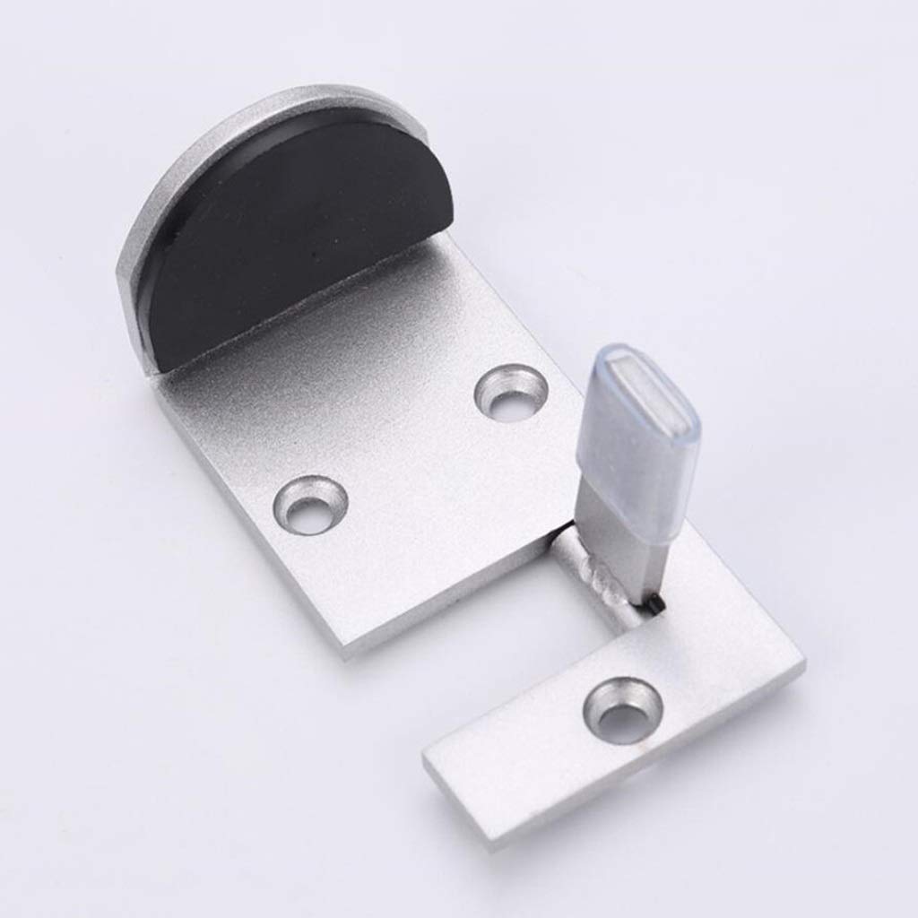 Supports de porte cachés anti-claquement en acier inox pour un blocage au sol fiable