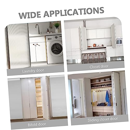 Kit de Herrajes para Puerta Plegable Bi Fold de Hierro con Instalación Fácil, Operación Suave miniatura 4
