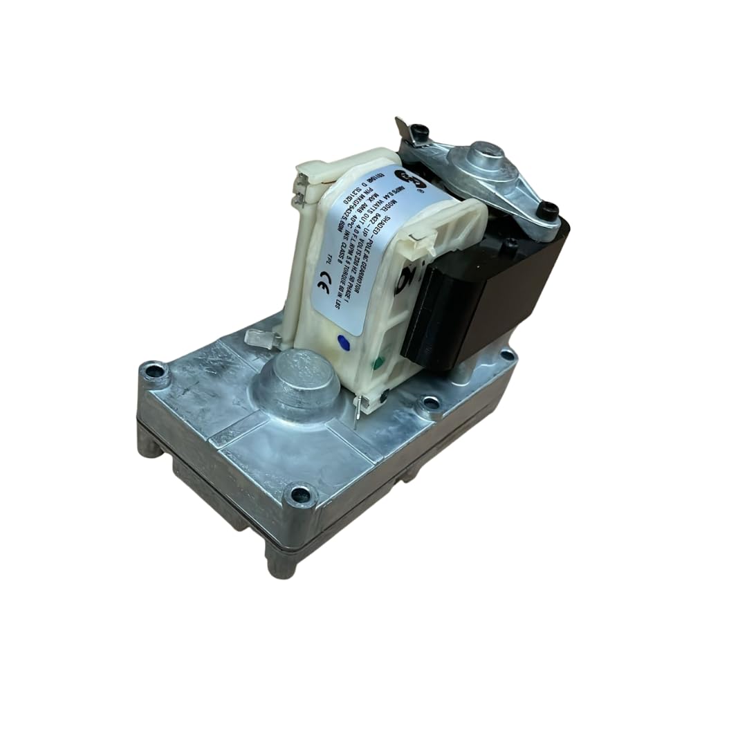 Motorreductor Merkle Korff S11048 para estufa de pellets, eje de 9,52 mm, 5,6 rpm, sentido horario – Ref. 2104