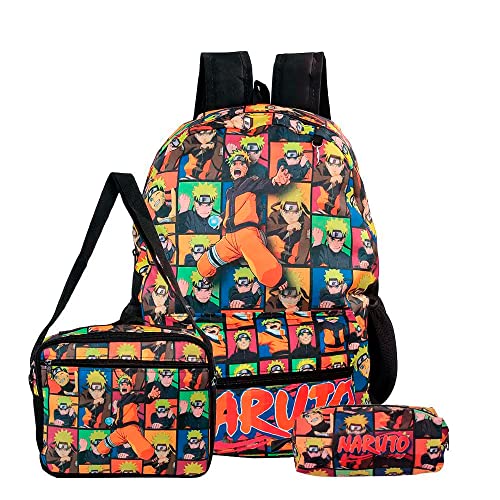 Kit Mochila Escolar com Lancheira Térmica e Estojo Juvenil Ideal Para Crianças de 6 a 17 Anos Personagem