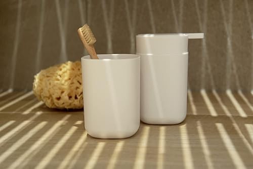 Miniatura 3 de WENKO Dispensador de Jabón Líquido Beige Cacahuete Capacidad 0,24 L, Negro, 2