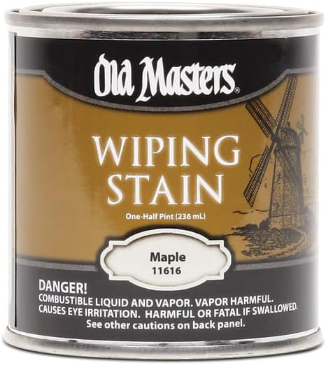 6-Pack of 1/2 pt Old Masters 12216 Spanish Oak Old Masters Oil-Based Wiping Stain