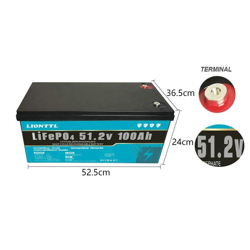 Amazon.co.jp: LiFePO4 バッテリー 48V 100AH リン酸鉄リチウム電池
