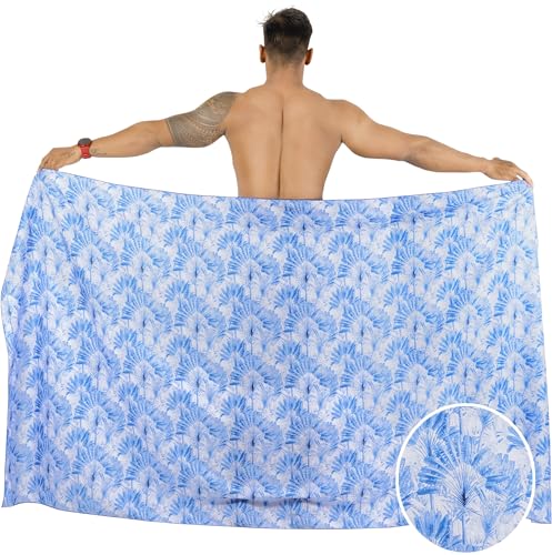 HAPPY BAY Men's Sarong Cover Up Wraps Swim Beach2