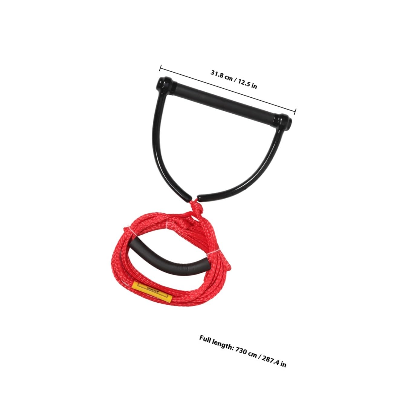 WOONEKY Cuerda de Wakeboard Resistente Rayos UV para Esquí Acuático Material PP, Cuerda Portátil Multifuncional para Deportes Acuáticos y Tubing