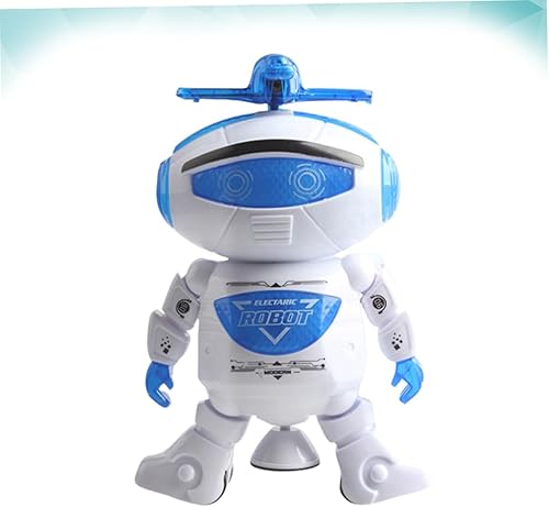 Miniatura 6 de Robot de danza de juguete para niños, luces intermitentes, música divertida, robot giratorio, juguete para niños y niñas