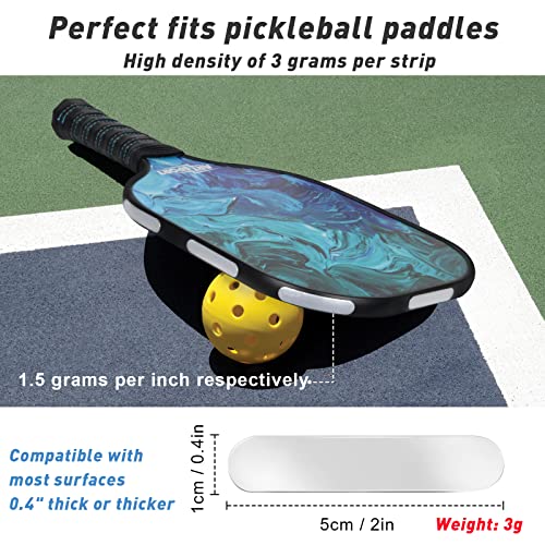 40 Pcs Pickleball Lead Tape, 3G Weighted Bars With Adhesive Weight Strips For Paddle Edge Guard - Enhance Control And Power #TOP2