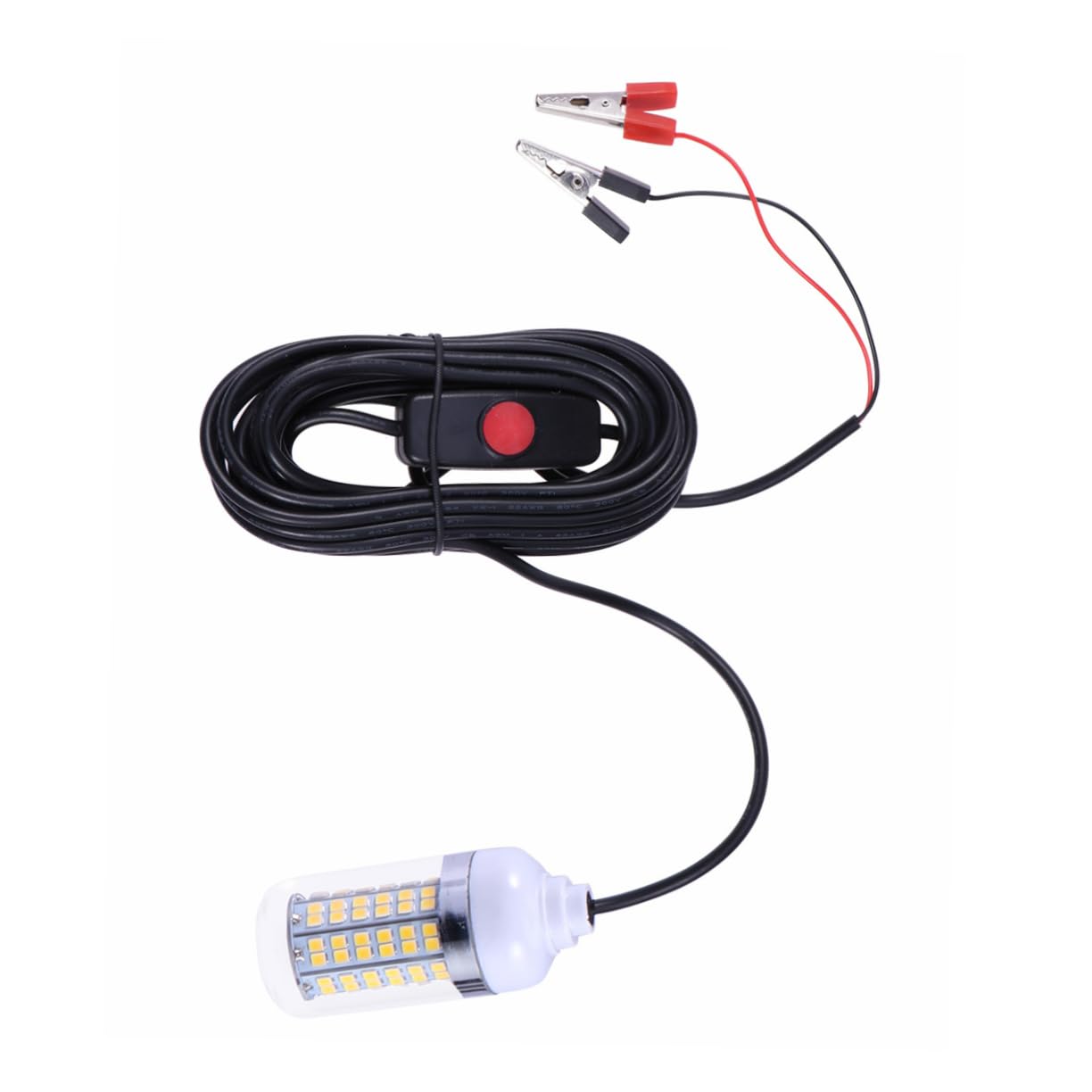 Outanaya 24V Fishing Light LEDs Underwater Lamp for Luring Fish Prawns for Boats Kayaks Canoes Docks Fish Light Green