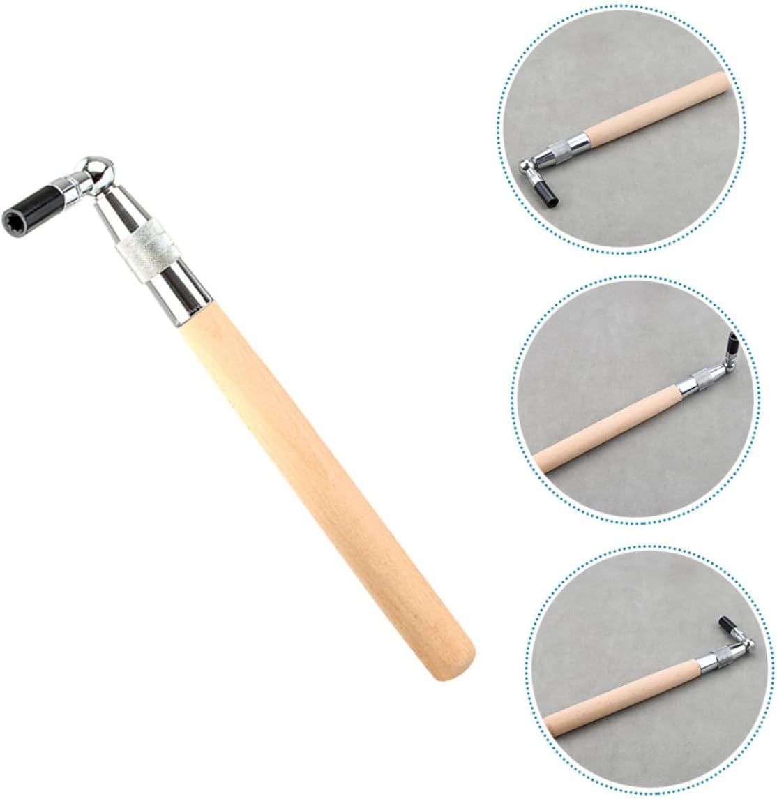 Mikinona Shaped Piano Tuning Wrench Tool Construction Essential Piano Tuner for Professionals Beginners for Maintenance and Repair